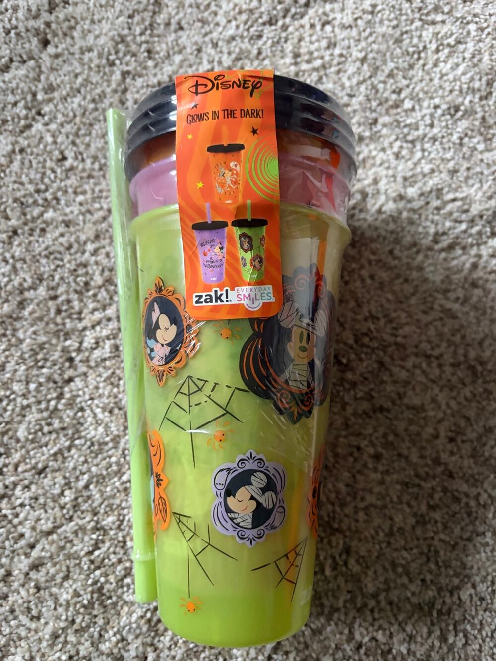 NWT Zak Disney Halloween cups 25oz